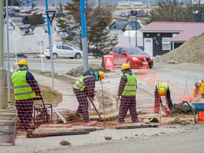 Tierra del Fuego sufrió una caída de casi el 5 % en la actividad de la construcción