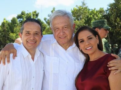 AMLO se reúne con Mara Lezama, gobernadora electa de Quintana Roo