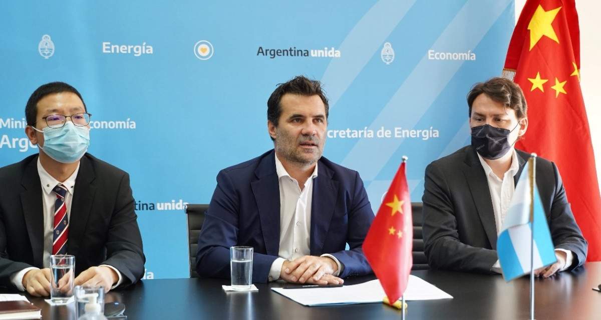 El secretario de Energía, Darío Martínez, encabezó el acto. Fuente: (Twitter)