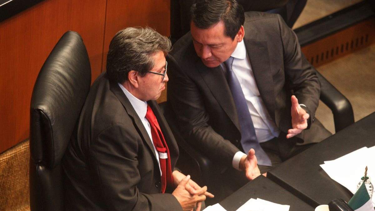 Ricardo Monreal y Miguel Ángel Osorio Chong, coordinadores de Morena y el PRI en el Senado