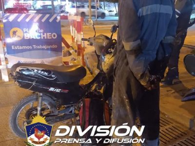 Circulaba en una moto robada y terminó preso