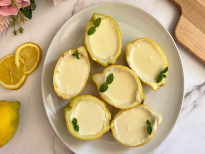 Con 3 ingredientes: no tires las cáscaras del limón y hacé  el postre más fresco y rico