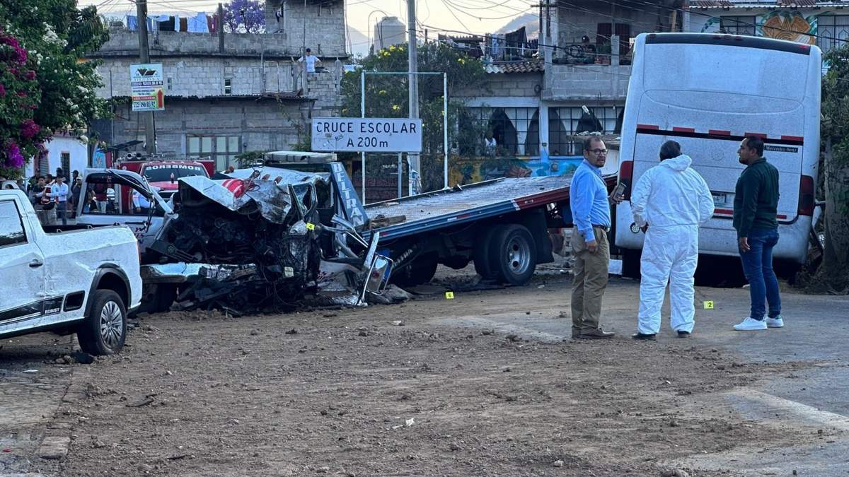 Choque del autobús