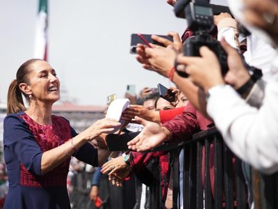 Acompaña Américo a la presidenta Sheinbaum en celebración de 7 años de la 4T