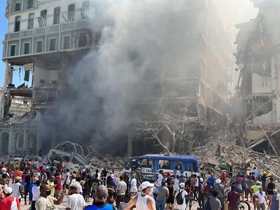 El Hotel Saratoga de La Habana quedó destrozado por una potente explosión (Video)
