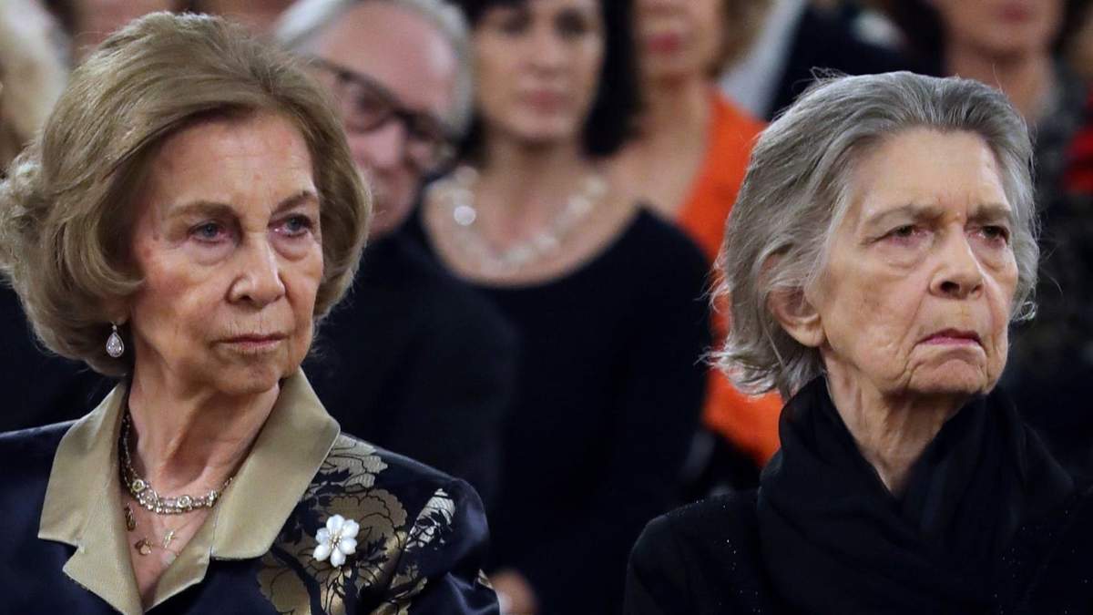 Reina Sofía y su hermana Irene. Fuente: (Instagram)
