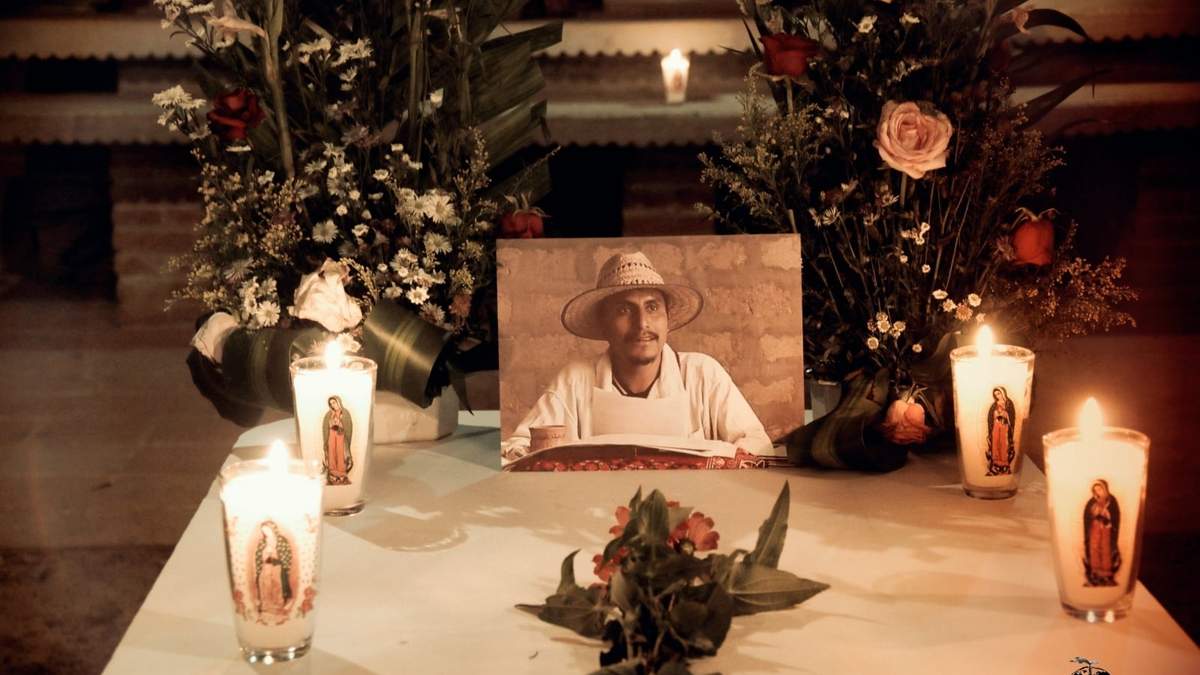 El activista indígena tzotzil Simón Pedro Pérez López