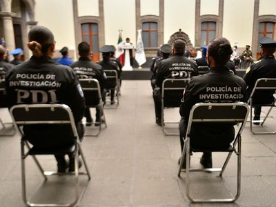 En línea con Sheinbaum, Godoy asegura que la PDI “es la mejor Policía de México”