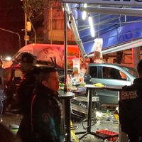 Automovilista choca un puesto de tacos en la Narvarte; hay nueve heridos