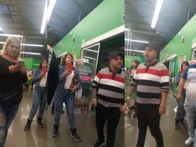Presuntos farderos hieren a policía en Bodega Aurrerá; otros casos similares se viralizan