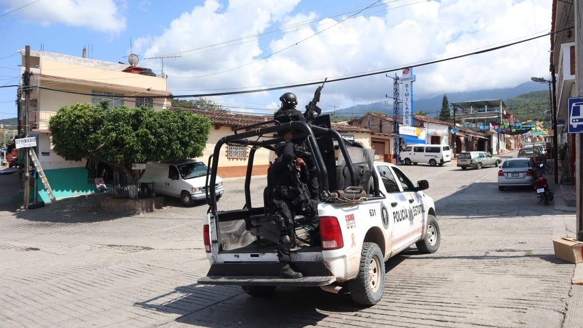 Policía estatal vigila Chichihualco