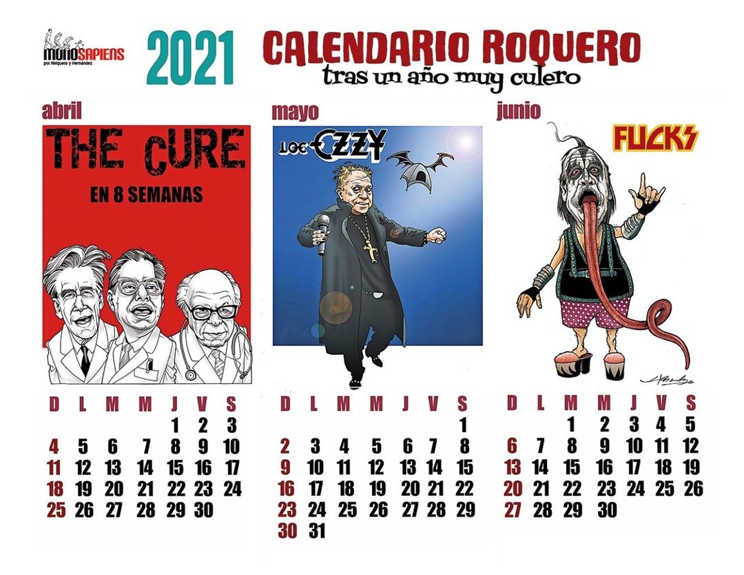 monosapiens calendario roquero helguera hernandez