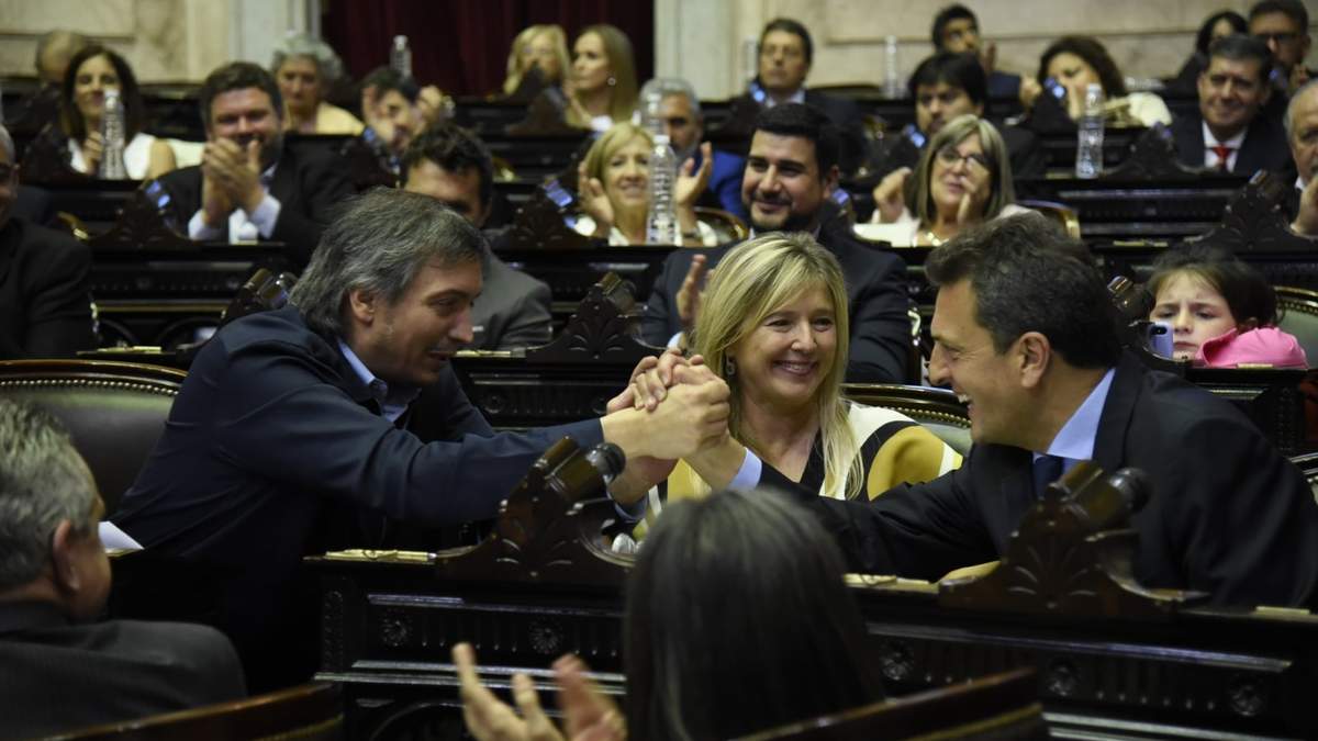 Kirchner y Massa (foto: Twitter).