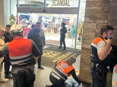 Se desploma elevador en la Plaza Mitikah de CDMX; dos lesionados