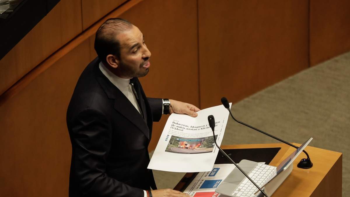 Marko Cortés en el Senado