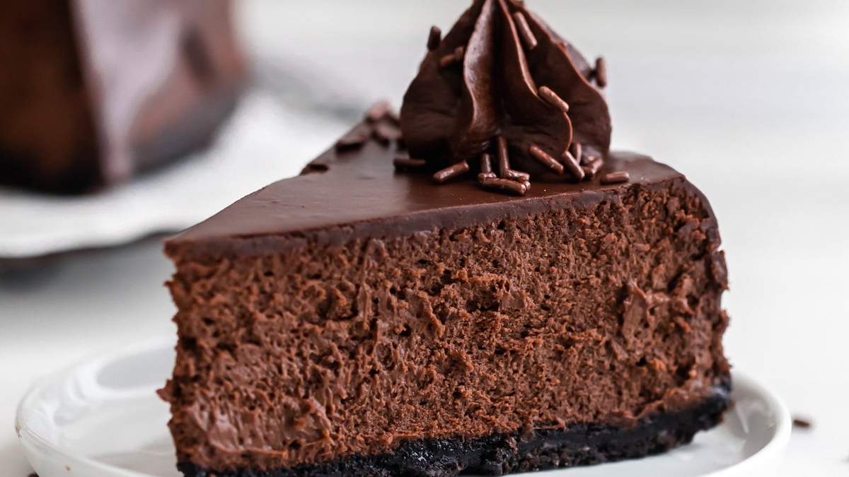 Cheesecake de chocolate. Fuente: (Instagram)