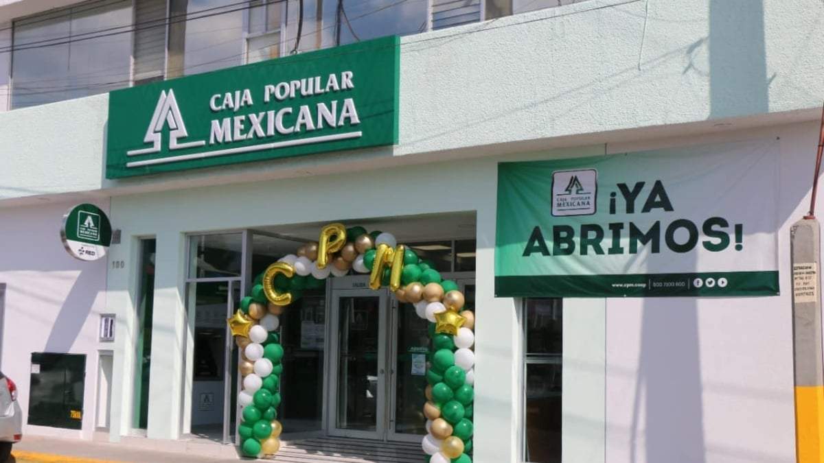 Una sucursal de Caja Popular Mexicana