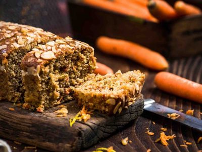 Dejate sorprender por este pan de zanahoria libre de harina y antiinflamatorio