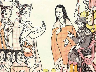 Estatua a la Malinche y fin a la traición tlaxcalteca