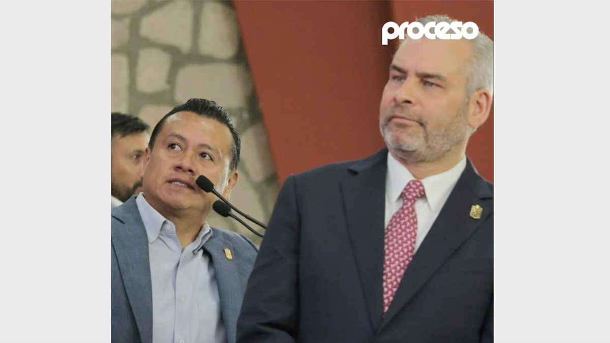 Una de las imágenes del video que utiliza indebidamente el emblema de Proceso