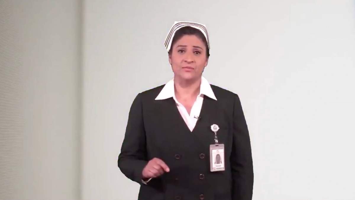 La jefa de enfermeras del IMSS