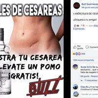 Bar de Cuernavaca ofrece 'pomo gratis” a mujeres que muestren su cicatriz por cesárea