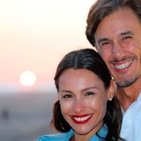 En medio de los rumores de embarazo, Pampita se grabó en el agua con su esposo