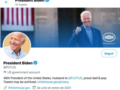 Twitter traspasa las cuentas @POTUS y @WhiteHouse al nuevo presidente de EU con cero seguidores