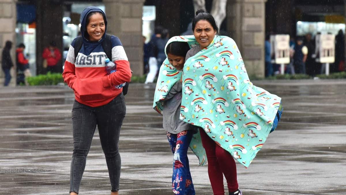 Este domingo hubo lluvia y bajas temperaturas en la Ciudad de México