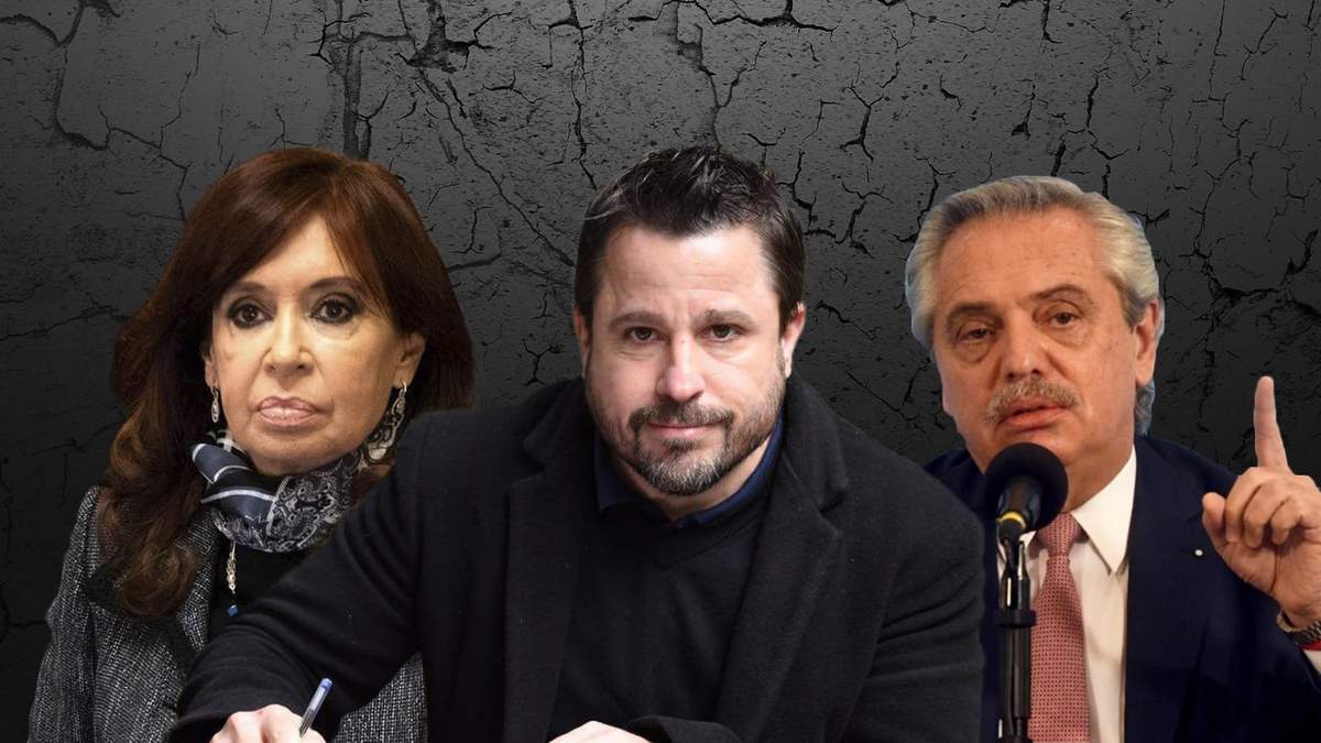 Cristina Fernández de Kirchner, Martín Tetaz y Alberto Fernández. Fuente: (Minuto Neuquén)