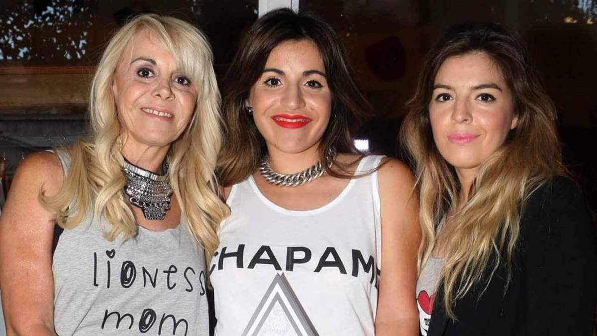 Claudia Villafañe, Dalma y Gianinna Maradona. Fuente: (Instagram)