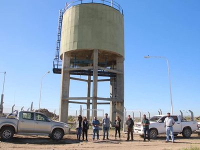 Zapala: finalizaron la obra del tanque de agua, en cercanías al Barrio Bella Vista