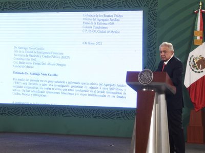 EU pidió información a la UIF sobre García Cabeza de Vaca; lo investiga por lavado: AMLO