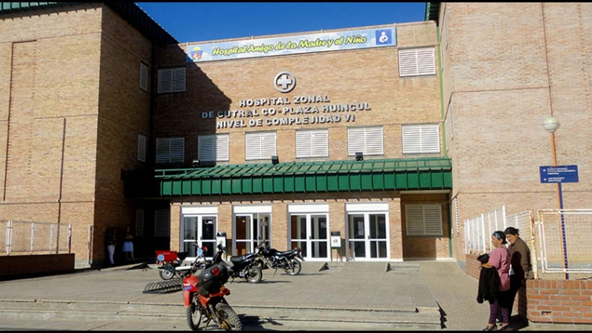 Hospital de Cutral Co - Plaza Huincul. Fuente: (Infobae)