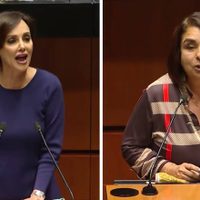"AMLO es popular como la comida chatarra", dice Lilly Téllez en tribuna; morenista la llama traidora