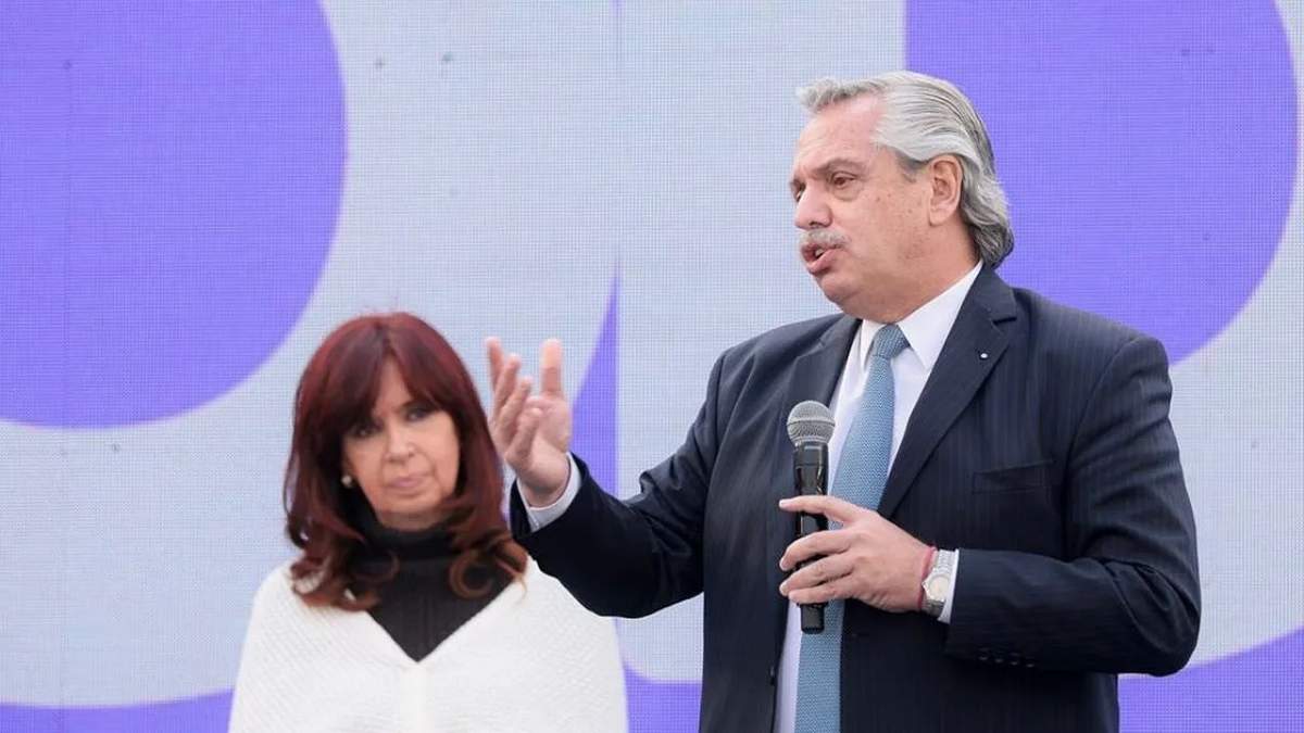 Alberto Fernández, presidente de la Nación, y Cristina Kirchner, vicepresidenta. Fuente: (Twitter)