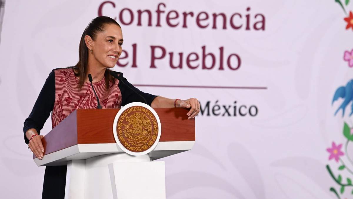 La presidenta Claudia Sheinbaum