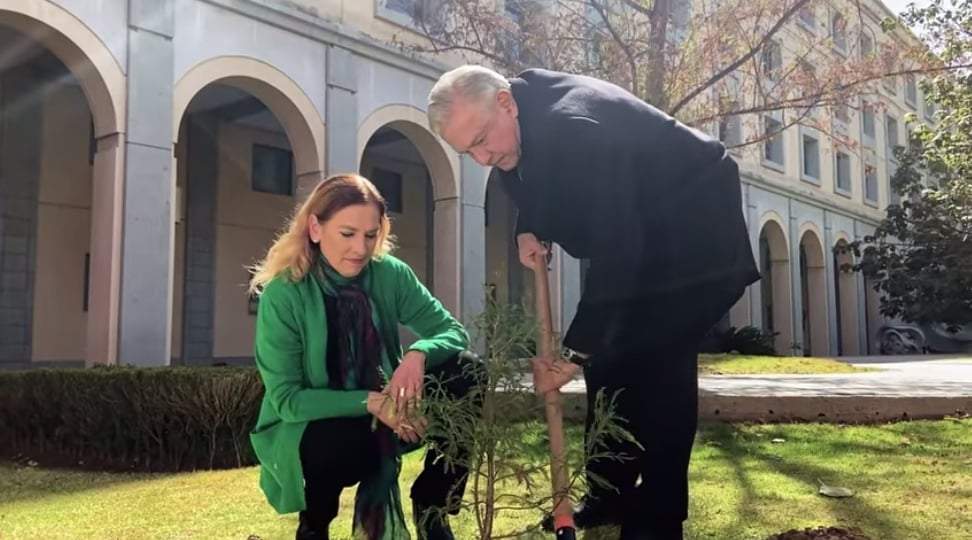 El presidente y su esposa Beatriz Gutiérrez Müller