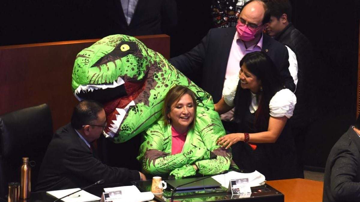 La senadora panista