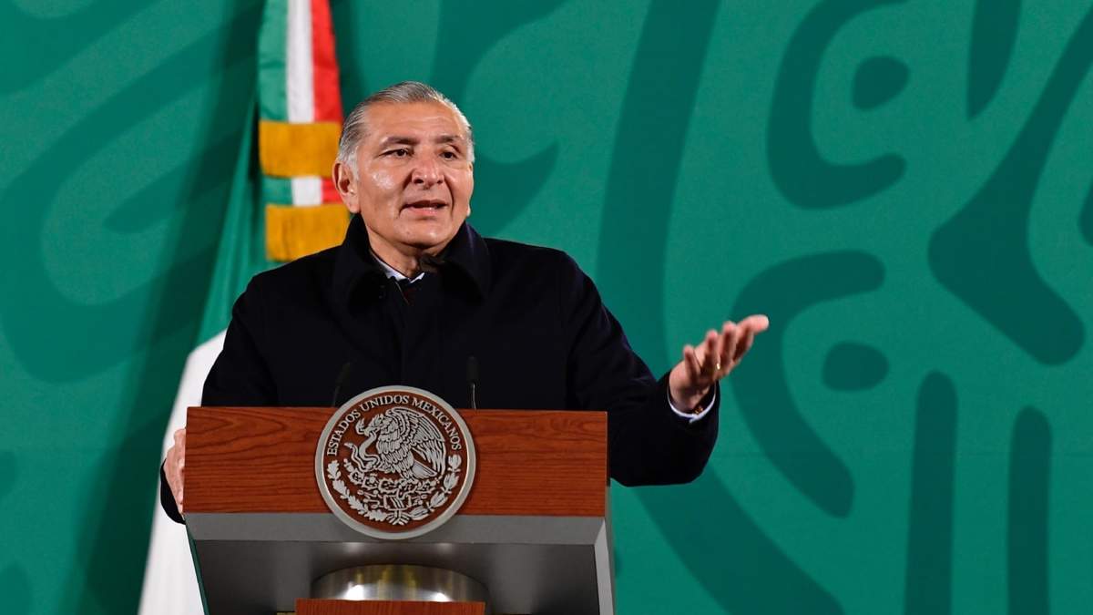 El secretario de Gobernación, Adán Augusto López