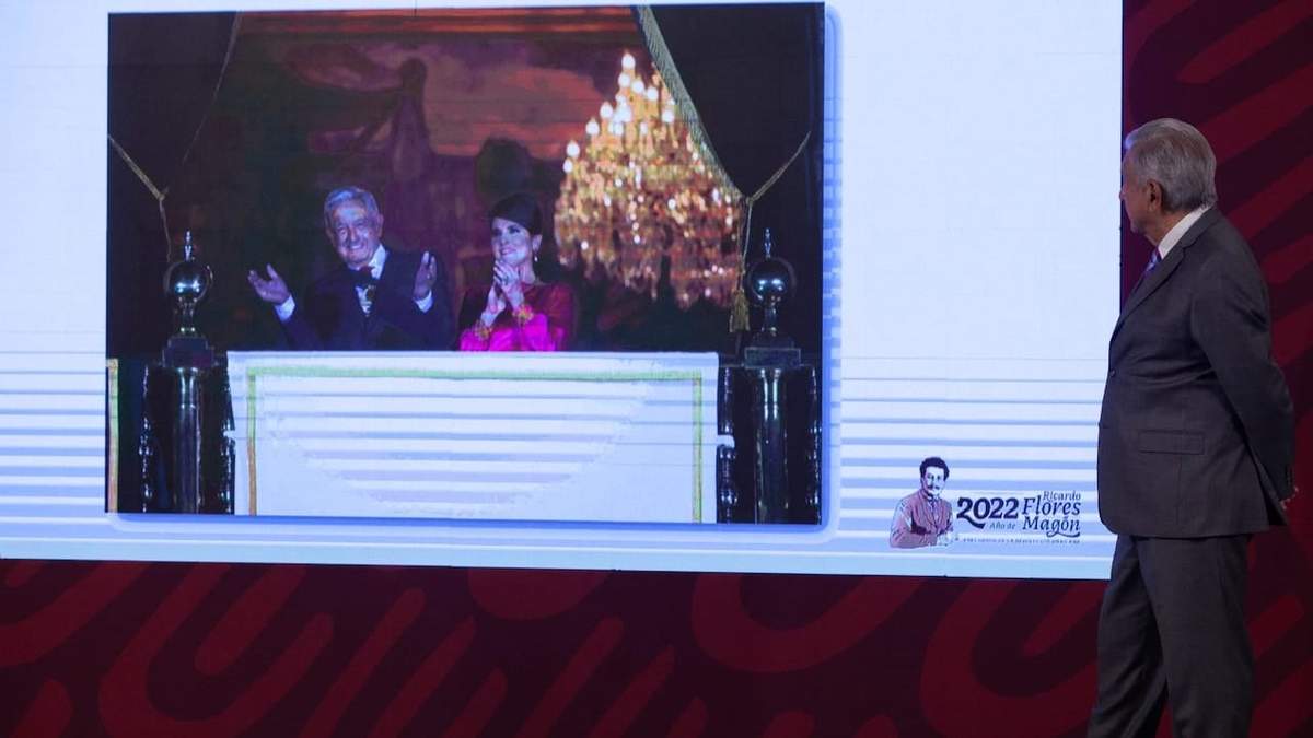 El presidente en su conferencia de este miércoles, en la que habló de la ceremonia del pasado jueves