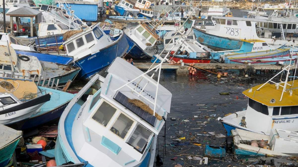 Daños de Beryl en Barbados