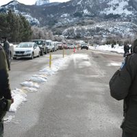 Milagro en San Martín de los Andes: chocó contra un caballo y resultó ileso