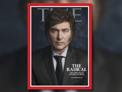 La revista Time eligió a Javier Milei para la portada de su última edición