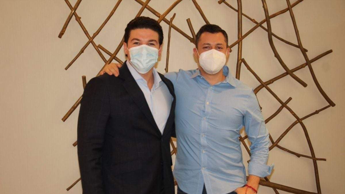 El senador Samuel García y el diputado local Luis Donaldo Colosio