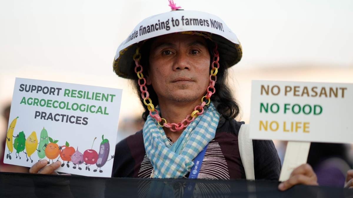 Activista en favor de financiar la agricultura en la COP28