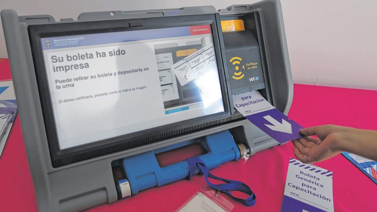 Sistema de Boleta Única Electrónica. Fuente: (Twitter)