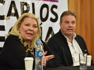 Lilita Carrió finalizó su gira por Neuquén en un acto con Eguía: qué dijo