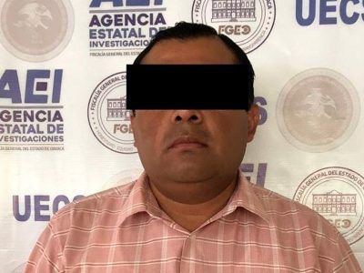 Detienen a Ulises Gómez, exfuncionario del Registro Civil relacionado con el “Cártel del Despojo”