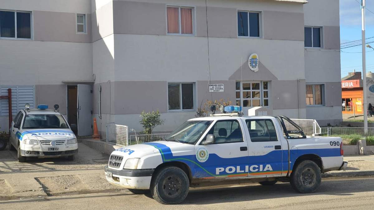 Policía de Comodoro Rivadavia. Fuente: (Twitter)